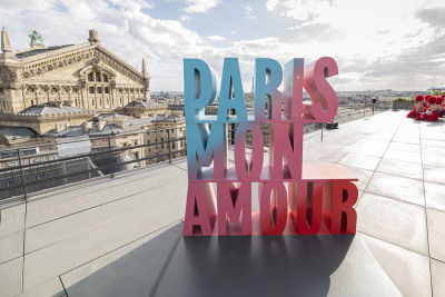 The Paris Region Tourist Board is associated with the Galeries Lafayette's "Paris Mon Amour" operation this summer